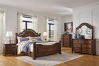 4 Pc Queen Bed Set (QB, NS, DR, MR) Available in King and Cal king sizes - Ashley Furniture model B764Q