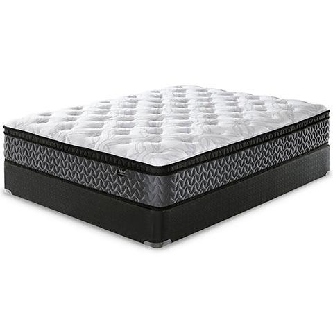 12 Inch Pocketed Hybrid Queen Mattress & Box Spring - Ashley Furniture model M59031SET