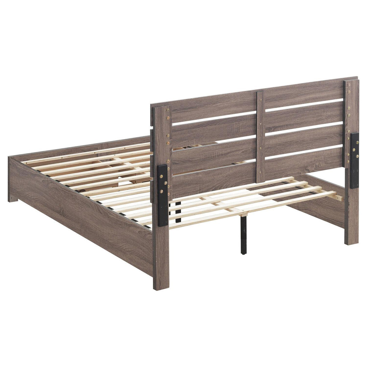 Brantford Wood Queen Storage Panel Bed Barrel Oak - Coaster model 207040Q
