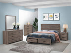 Brantford 4-piece Queen Bedroom Set Barrel Oak - Coaster model 207040QS4