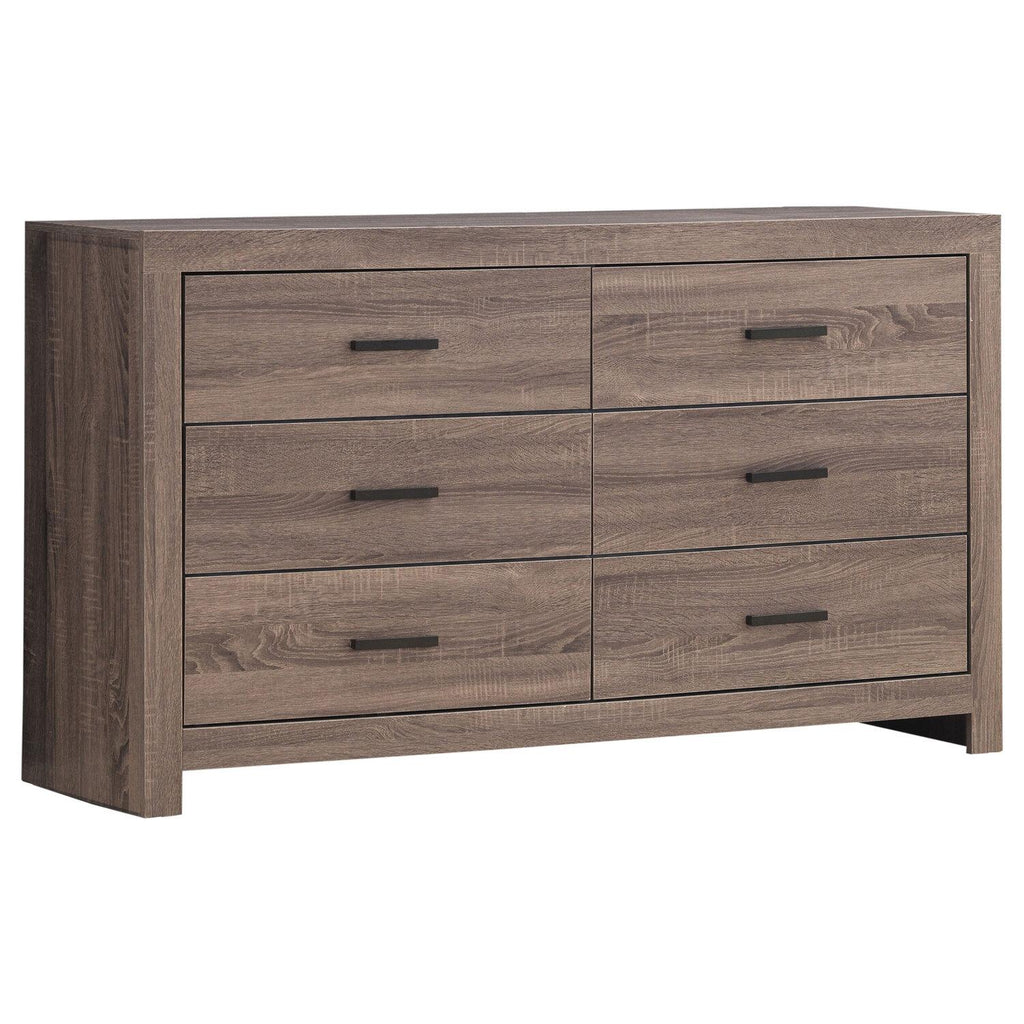 Brantford 4-piece Queen Bedroom Set Barrel Oak - Coaster model 207040QS4