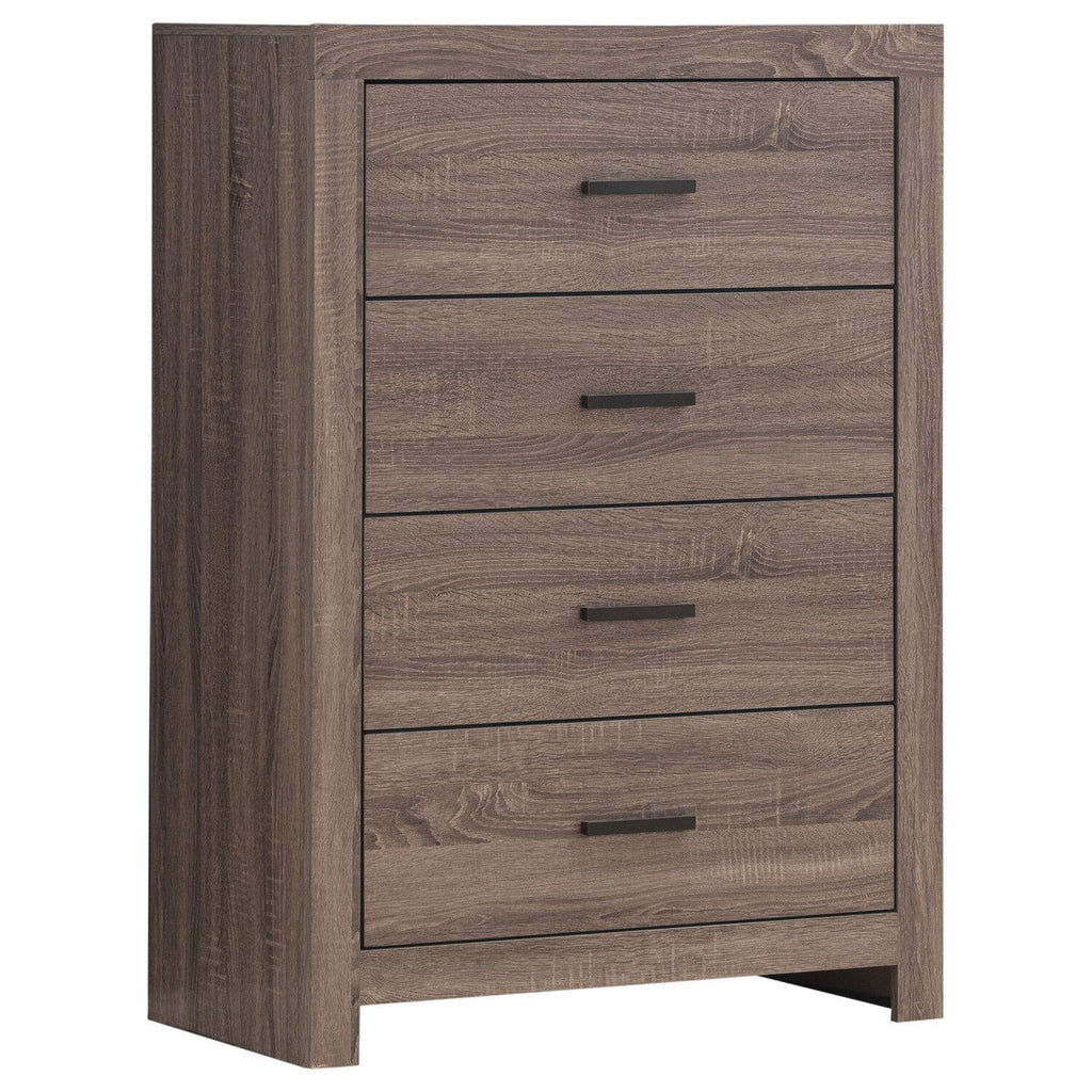 Brantford 4-drawer Bedroom Chest Barrel Oak - Coaster model 207045