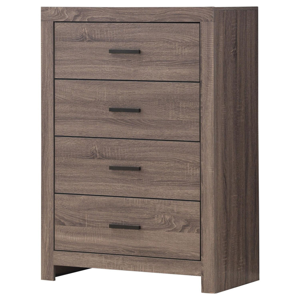 Brantford 4-drawer Bedroom Chest Barrel Oak - Coaster model 207045