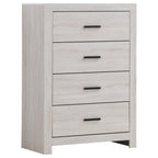 Brantford 4-drawer Bedroom Chest Coastal White - Coaster model 207055