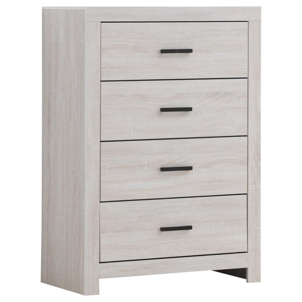 Brantford 4-drawer Bedroom Chest Coastal White - Coaster model 207055