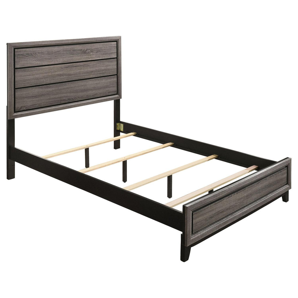 Watson Wood Eastern King Panel Bed Grey Oak - Coaster model 212421KE
