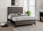 Watson Wood Eastern King Panel Bed Grey Oak - Coaster model 212421KE