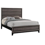 Watson Wood Eastern King Panel Bed Grey Oak - Coaster model 212421KE