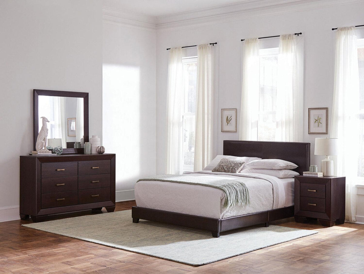 Dorian 4-piece Twin Bedroom Set Dark Cocoa - Coaster model 300762TS4