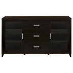 Lewes 2-door Engineered Wood 60-inch TV Stand Cappuccino - Coaster model 700881
