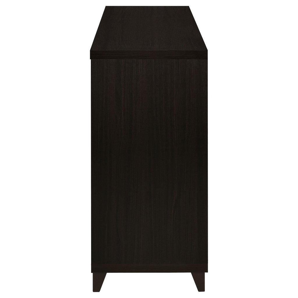 Lewes 2-door Engineered Wood 60-inch TV Stand Cappuccino - Coaster model 700881