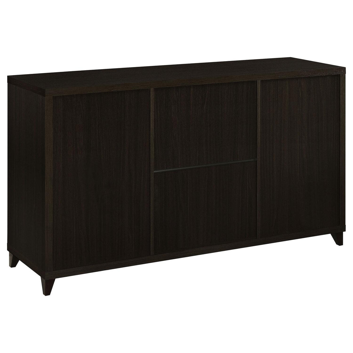 Lewes 2-door Engineered Wood 60-inch TV Stand Cappuccino - Coaster model 700881