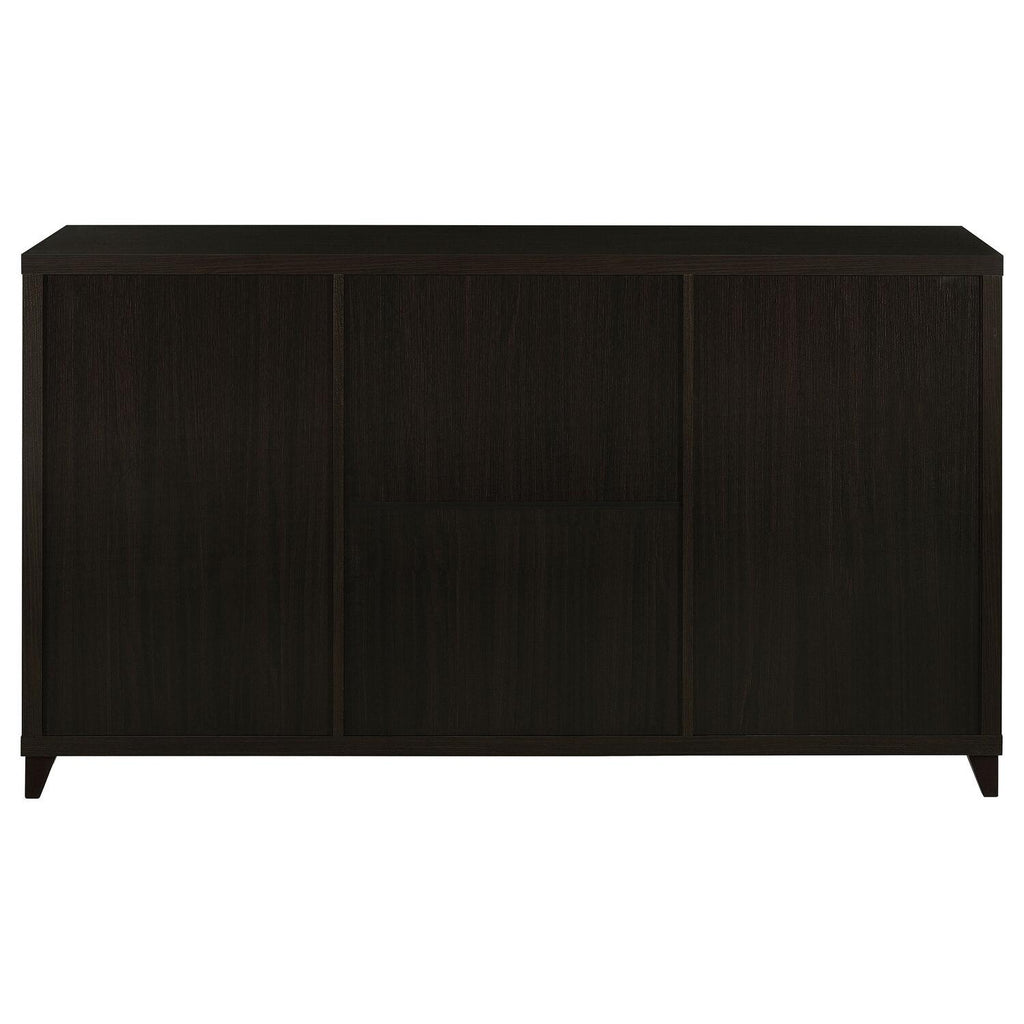 Lewes 2-door Engineered Wood 60-inch TV Stand Cappuccino - Coaster model 700881