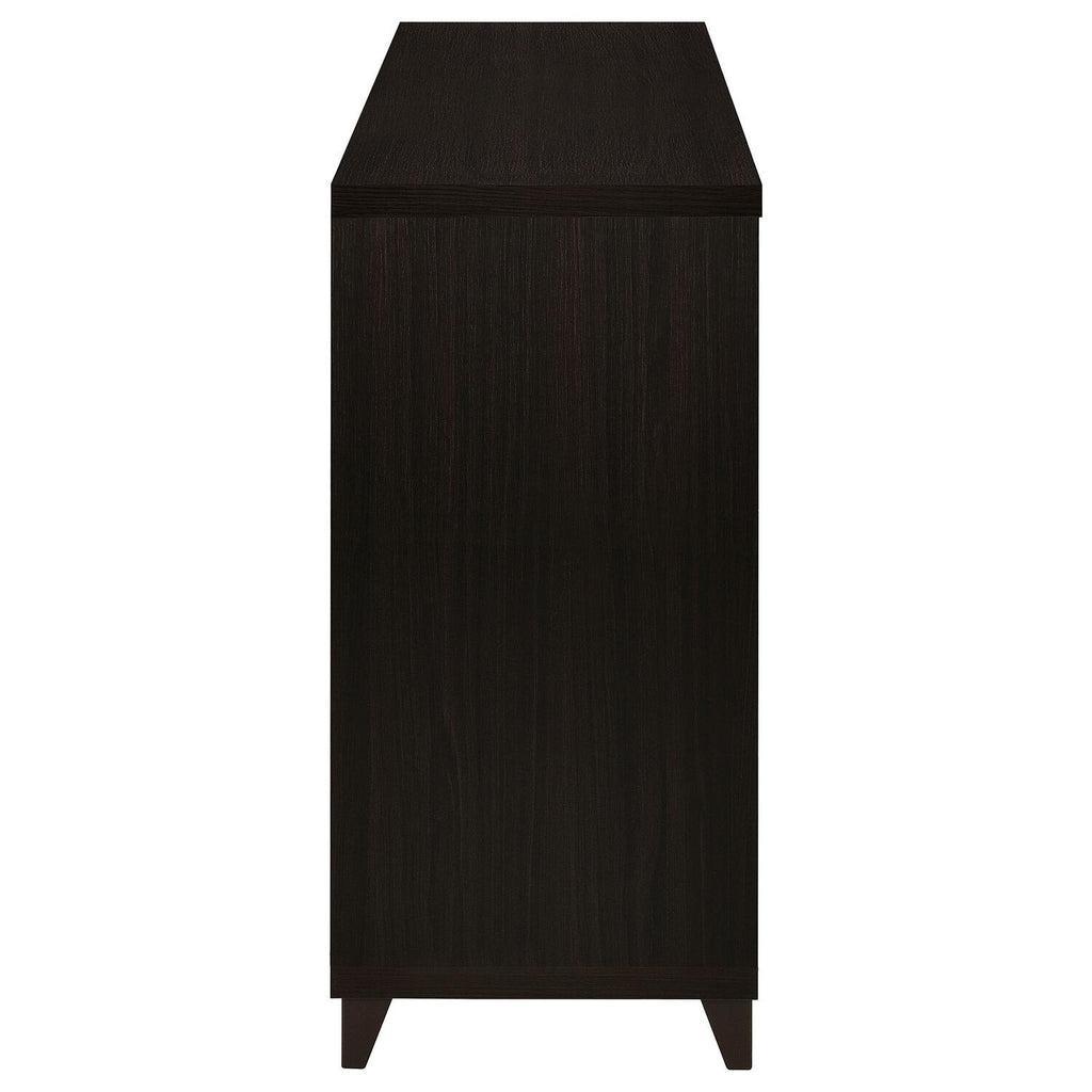 Lewes 2-door Engineered Wood 60-inch TV Stand Cappuccino - Coaster model 700881