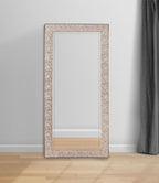 Rollins 32 X 66 Inch Rectangular Floor Mirror Silver - Coaster model 901997