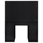 Acena 7-drawer Vanity Set With Lighting Black High Gloss - Coaster model 931144