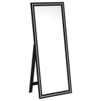 Windrose 28 X 67 Inch Tempered LED Standing Mirror Black - Coaster model 960962