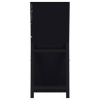 Windrose 28 X 67 Inch Tempered LED Standing Mirror Black - Coaster model 960962