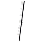 Zayan 32 X 71 Inch Floor Mirror LED Lighting Black Gloss - Coaster model 969557