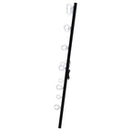 Zayan 32 X 71 Inch Floor Mirror LED Lighting Black Gloss - Coaster model 969557