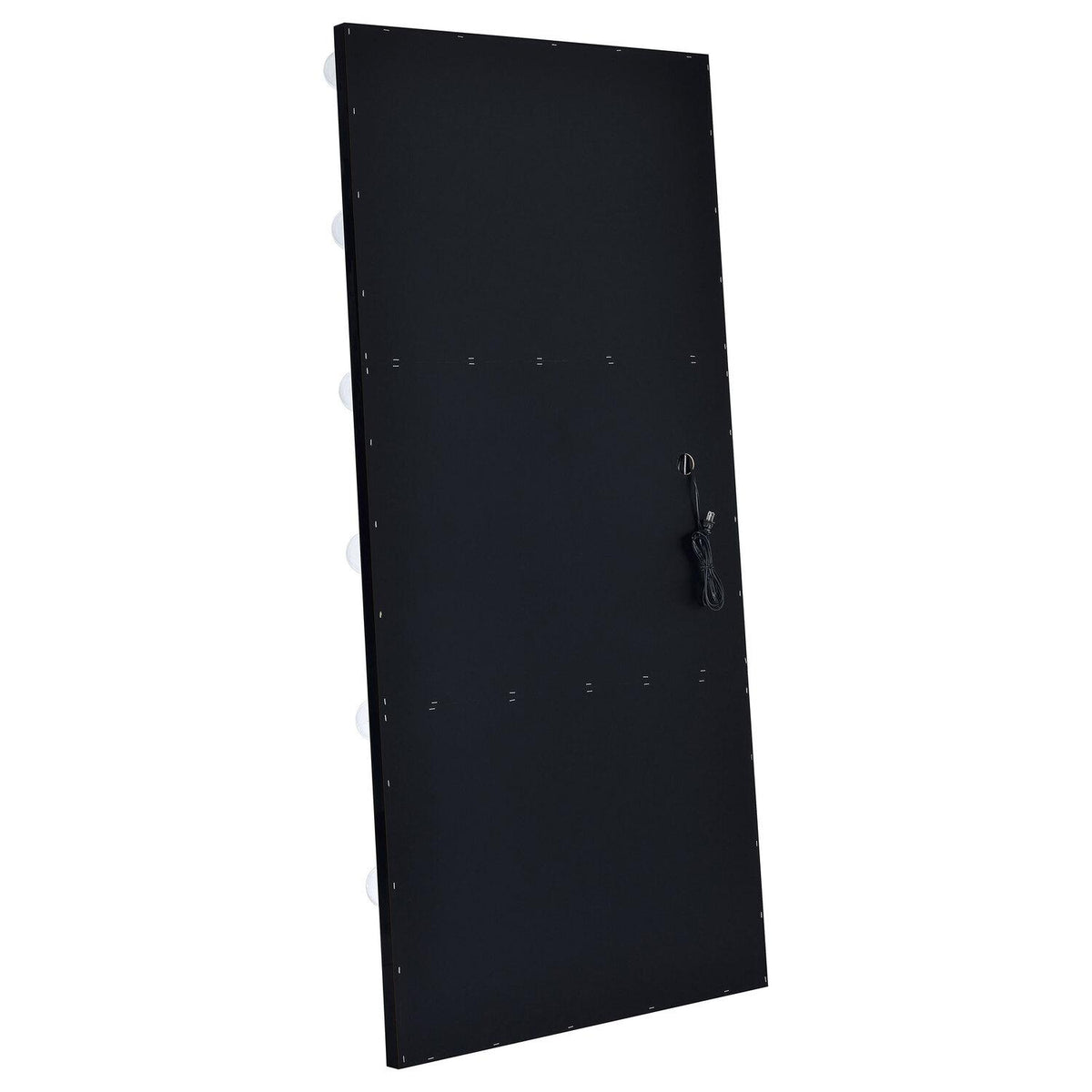 Zayan 32 X 71 Inch Floor Mirror LED Lighting Black Gloss - Coaster model 969557