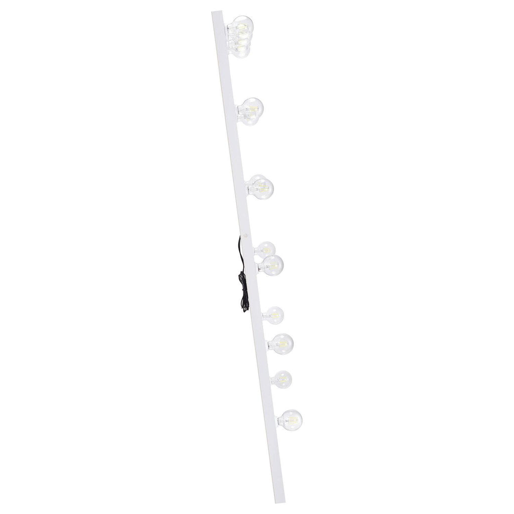 Zayan 32 X 71 Inch Floor Mirror LED Lighting White Gloss - Coaster model 969558