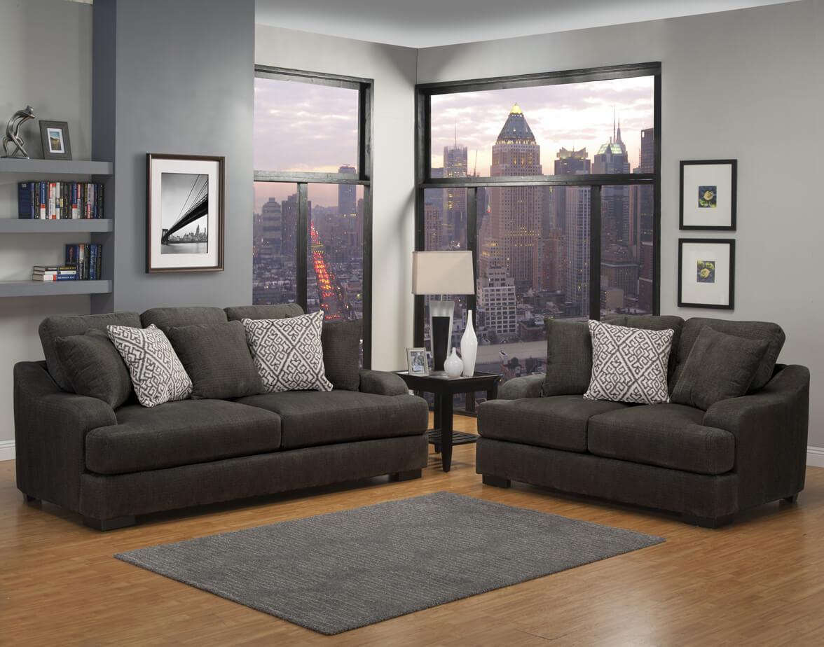 Rowland Sofa and Love Seat - Comfort Ind. model ROWLANDSSET