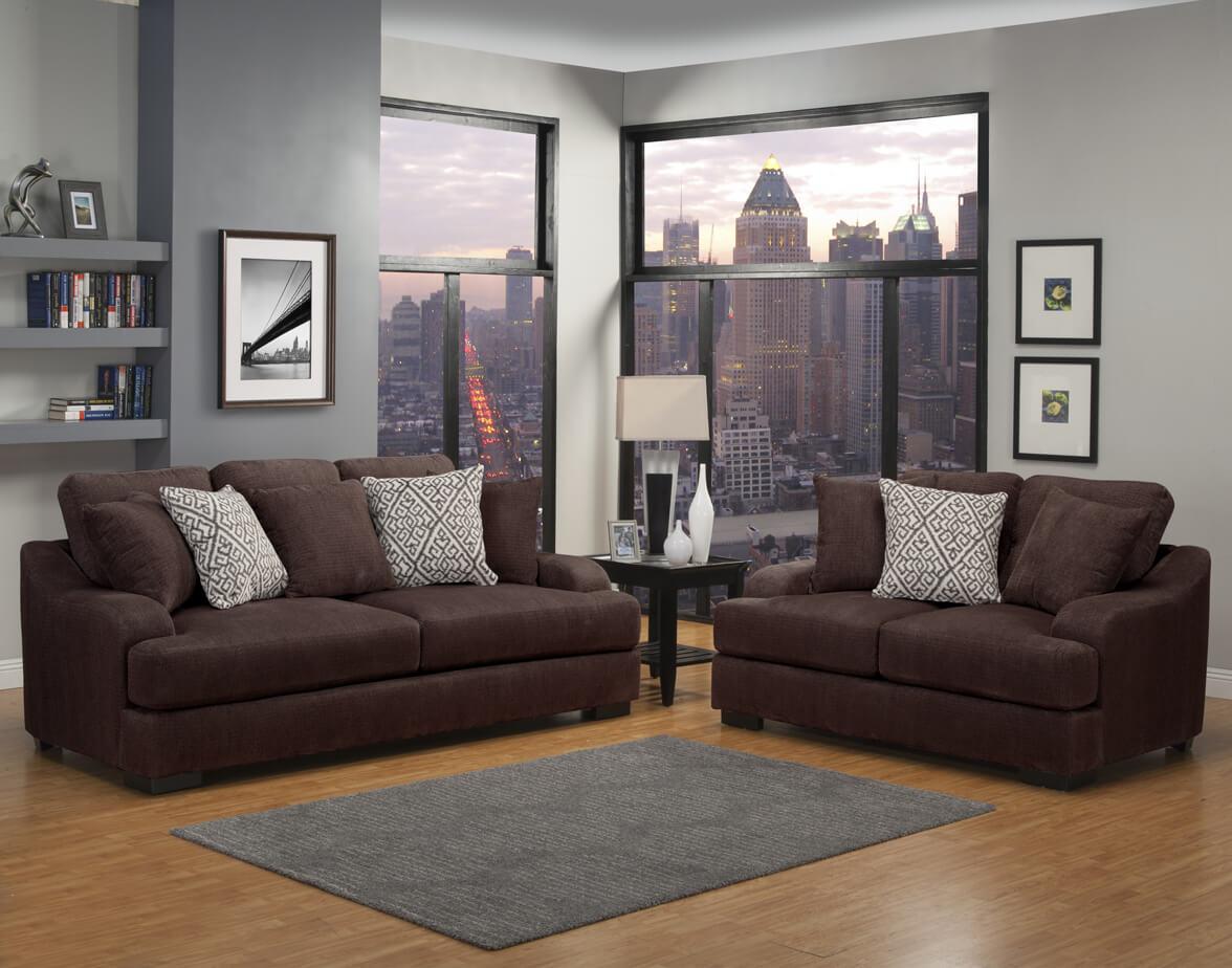 Rowland Sofa and Love Seat - Comfort Ind. model ROWLANDSSET