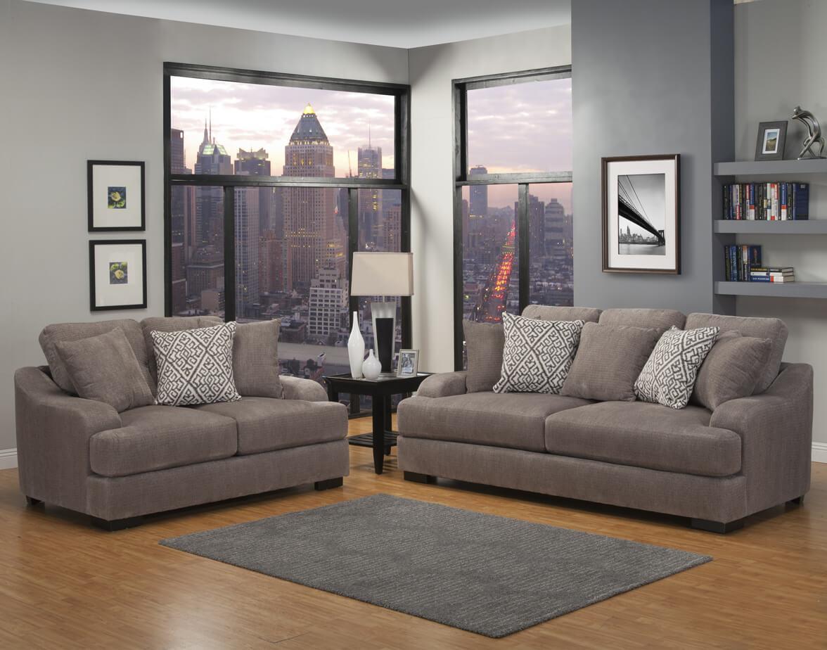 Rowland Sofa and Love Seat - Comfort Ind. model ROWLANDSSET