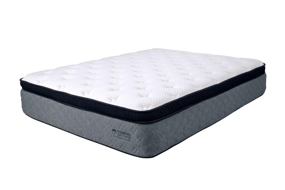 Reflection Hybrid Plush Mattress - Diamond Mattress model REFHYBPLUSHMATTQUEEN
