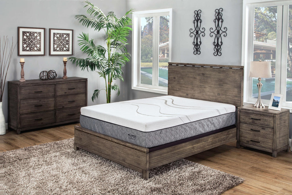 Reflection Medium Cool Foam Mattress Set - Diamond Mattress model REFMEDMATTSETQUEEN