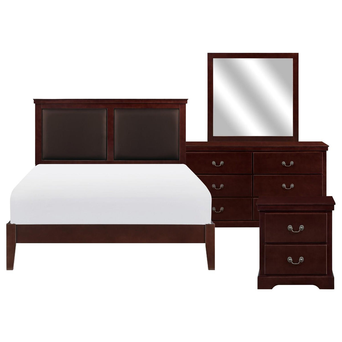 4pc Set (QB+NS+DR+MR) - Homelegance model 1519CHDASH1STAR4