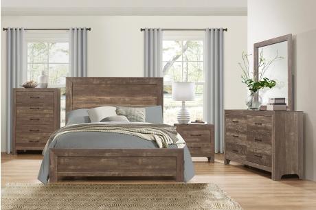 4pc Queen Bed Set (QB NS DR MR) available in Twin, Full, King and Cal King Sizes - Homelegance model 1534DASH1STAR4