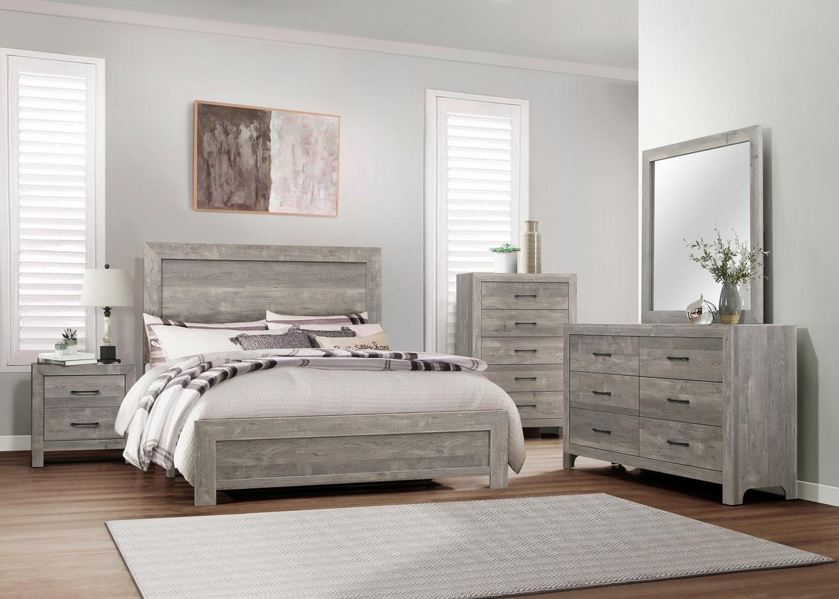 Queen Bed in a Box - Homelegance model 1534GYDASH1