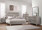 4pc Set (QB NS DR MR) Available in Twin, Full, King and Cal King sizes - Homelegance model 1534GYDASH1STAR4
