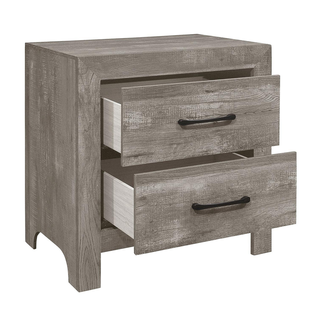 4pc Set (QB NS DR MR) Available in Twin, Full, King and Cal King sizes - Homelegance model 1534GYDASH1STAR4