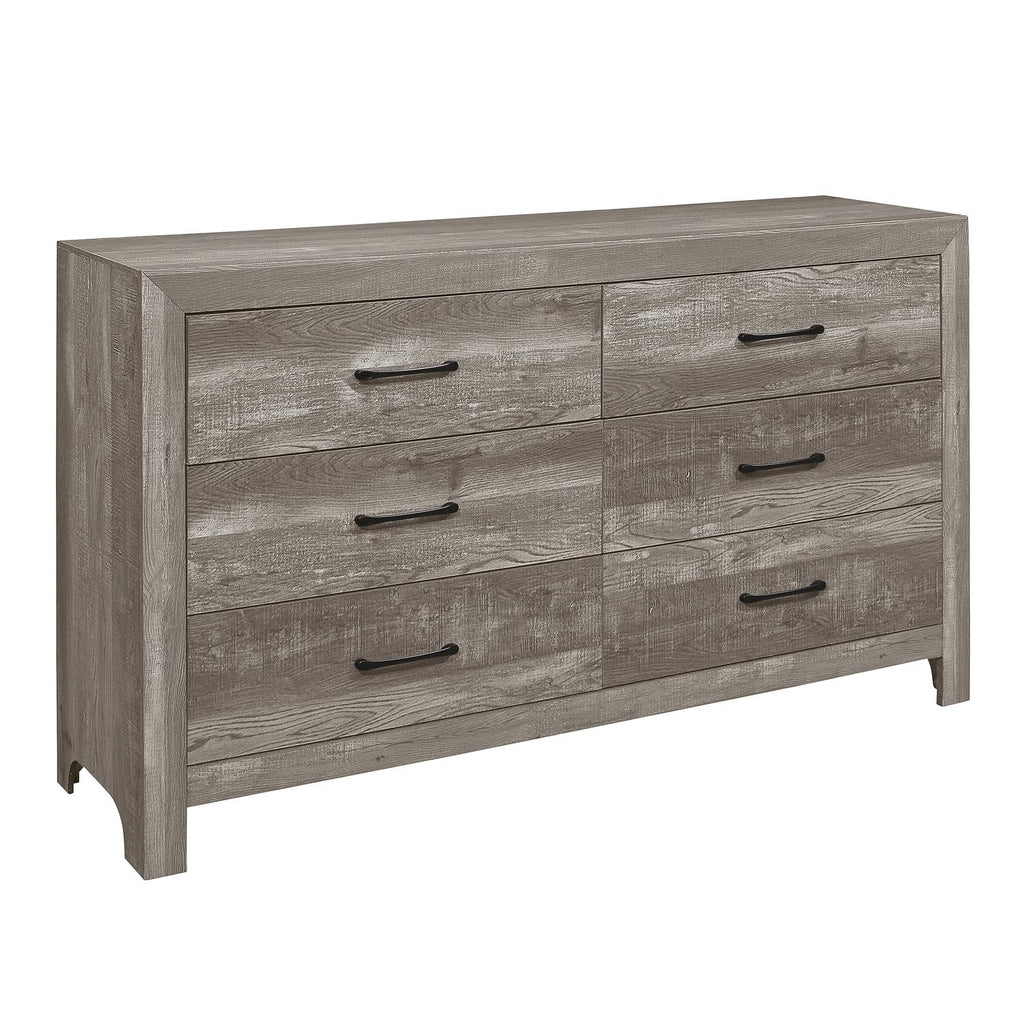 4pc Set (QB NS DR MR) Available in Twin, Full, King and Cal King sizes - Homelegance model 1534GYDASH1STAR4