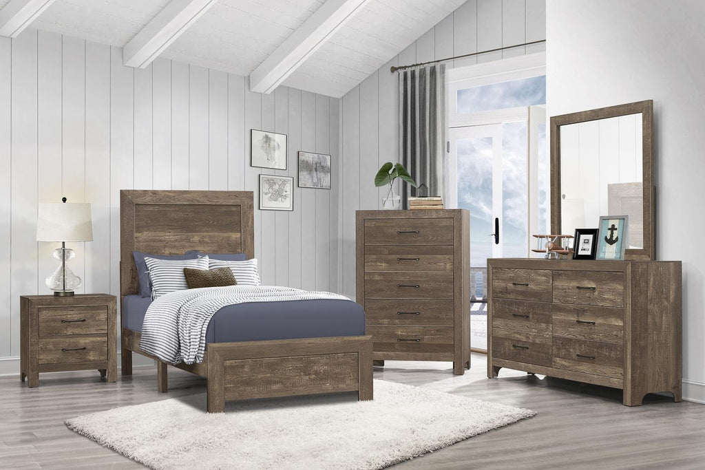 Twin Bed in a Box - Homelegance model 1534TDASH1