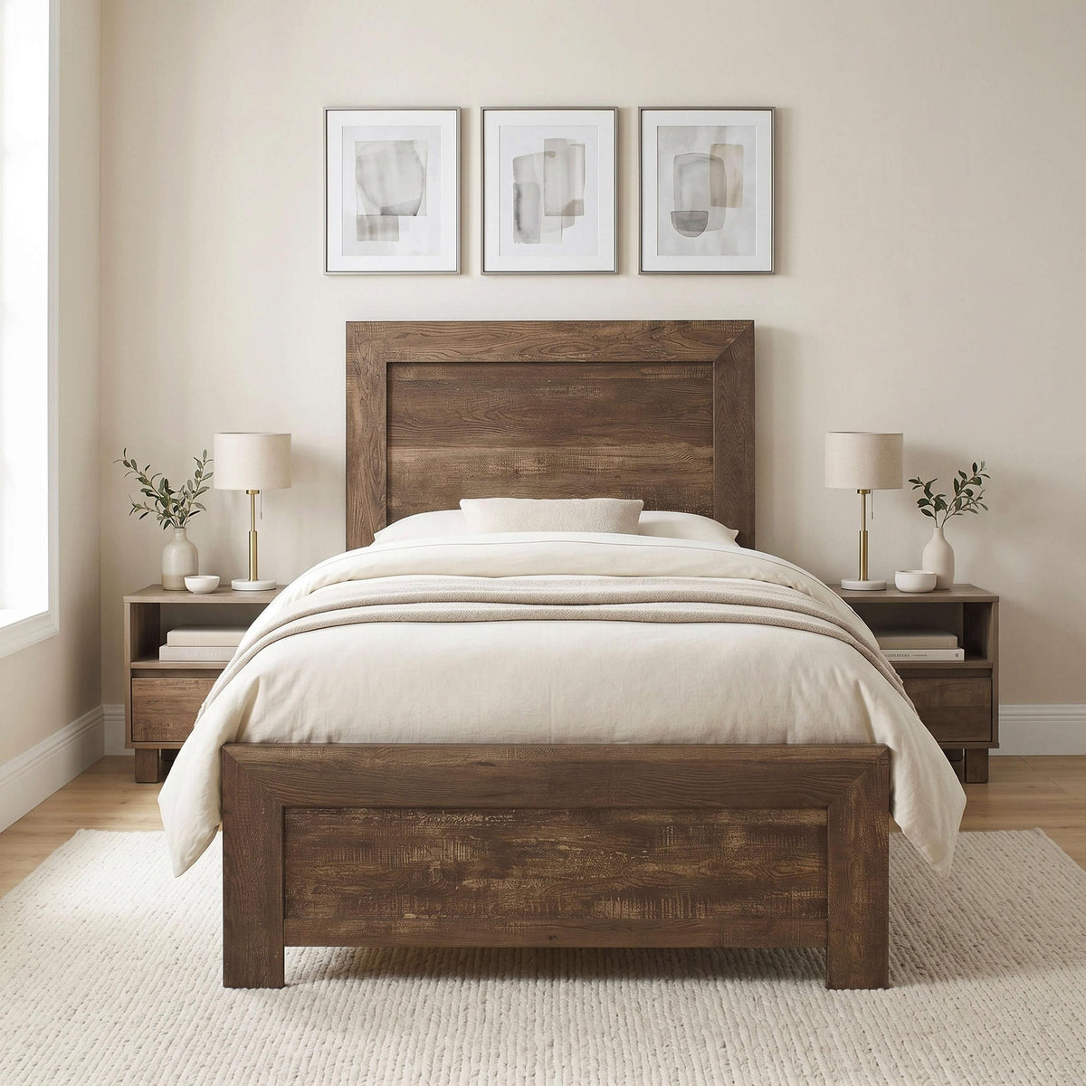 Twin Bed in a Box - Homelegance model 1534TDASH1