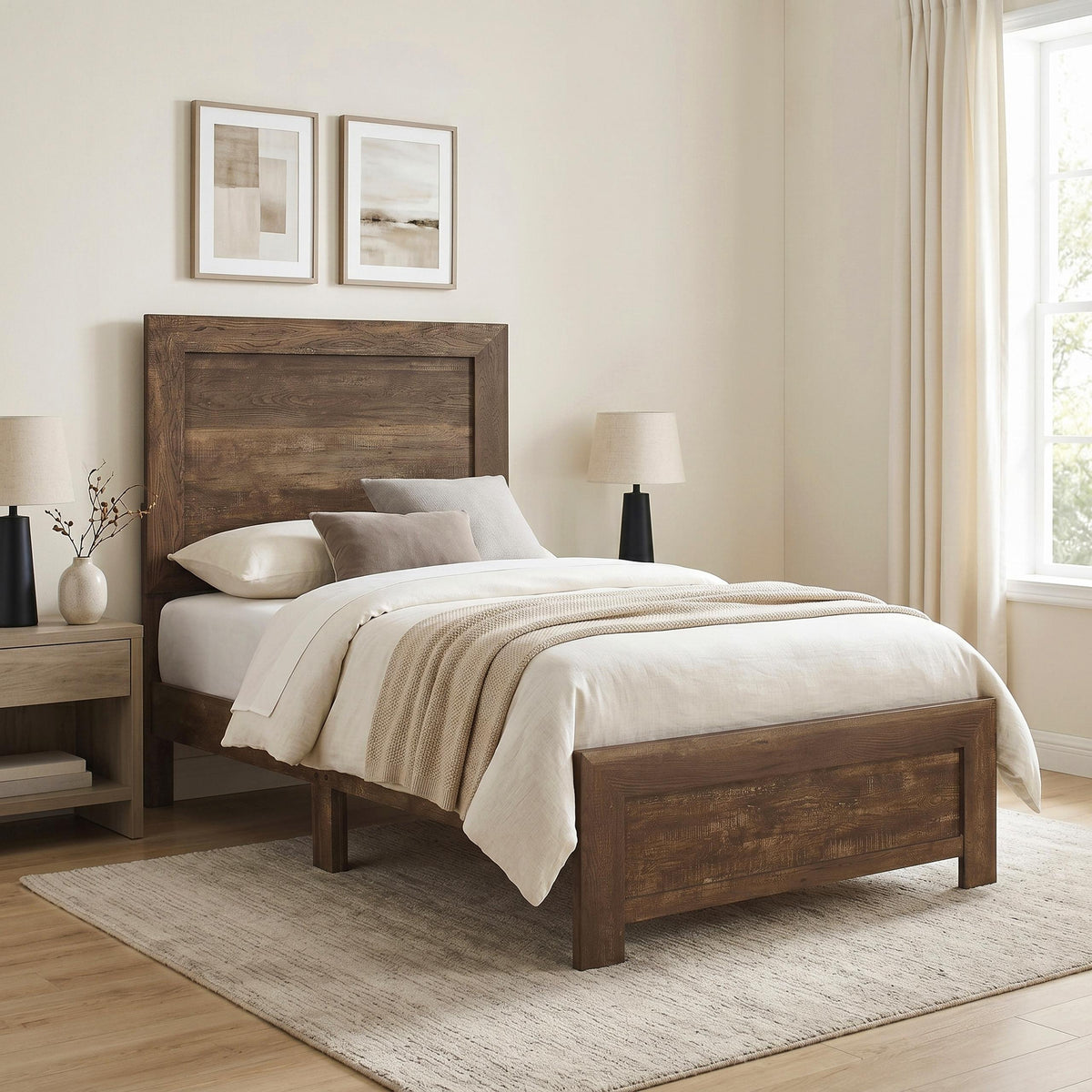 Twin Bed in a Box - Homelegance model 1534TDASH1