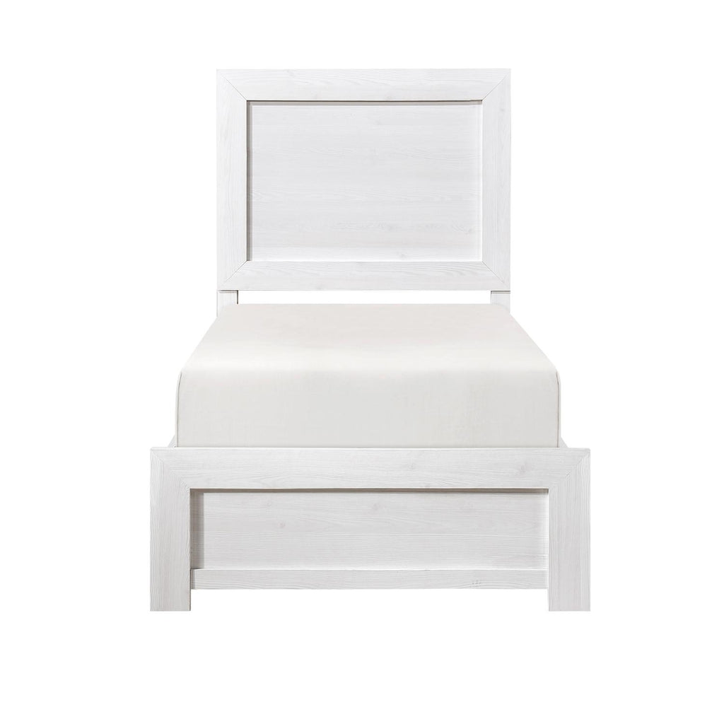 Twin Bed in a Box - Homelegance model 1534WHTDASH1