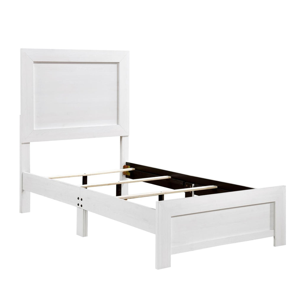 Twin Bed in a Box - Homelegance model 1534WHTDASH1