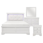 4pc Queen Set (QB NS DR MR) Available in Twin, Full, King and Cal king Sizes - Homelegance model 1556W14