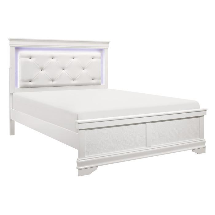 4pc Queen Set (QB NS DR MR) Available in Twin, Full, King and Cal king Sizes - Homelegance model 1556W14