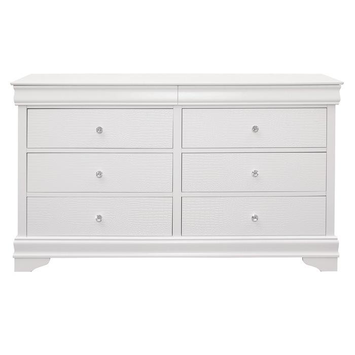 4pc Queen Set (QB NS DR MR) Available in Twin, Full, King and Cal king Sizes - Homelegance model 1556W14