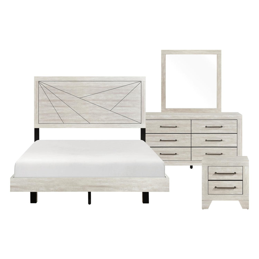 4pc Set (QB NS DR MR) - Homelegance model 2331DASH1STAR4