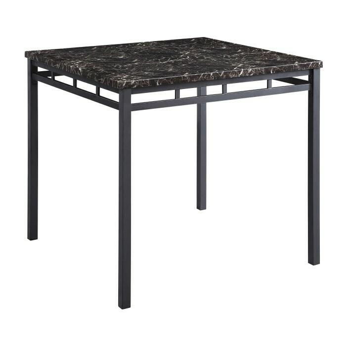 5-Piece Pack Counter Height Set, Faux Marble Top - Homelegance model 527536