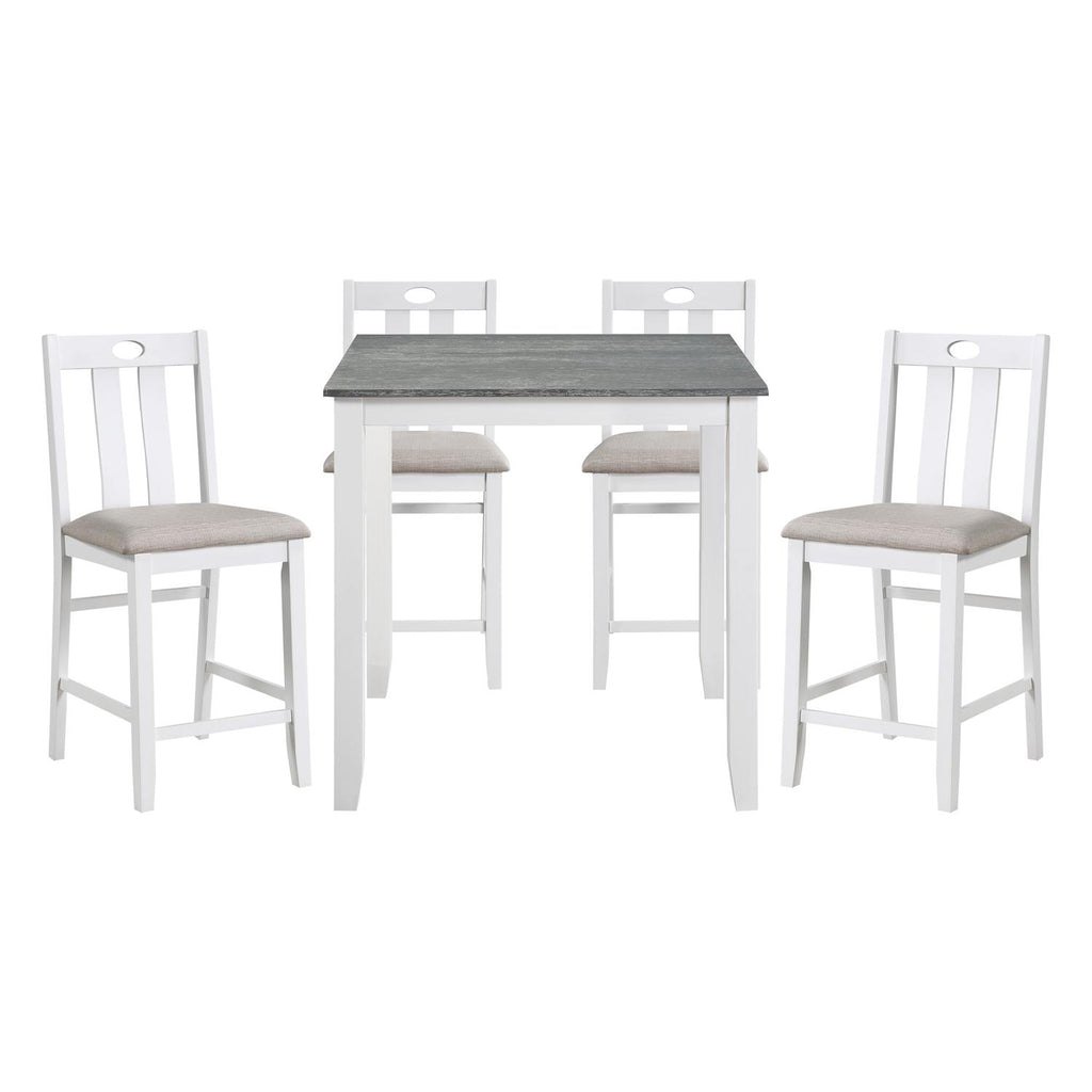 5-Piece Pack Counter Height Set - Homelegance model 5744WHDASH36