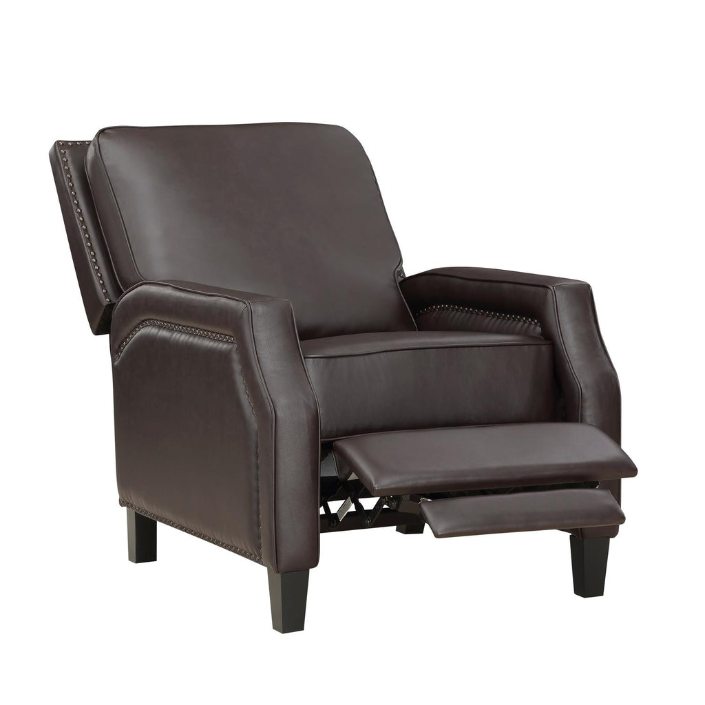 Push Back Reclining Chair - Homelegance model 8504DBRDASH1