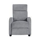Push Back Reclining Chair - Homelegance model 9588DGYDASH1PB
